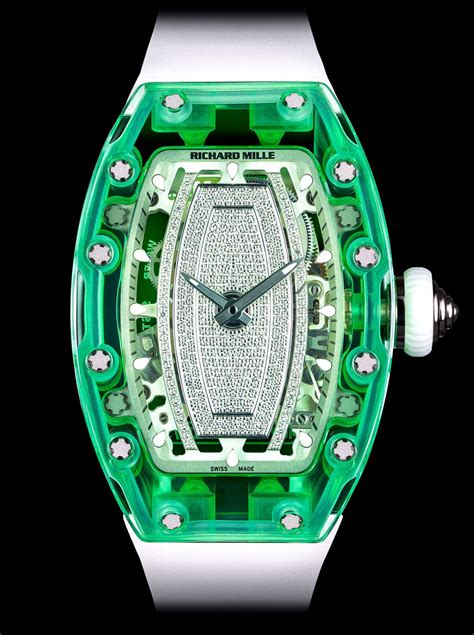 richard mille green sapphire rm 07-02|Richard Mille green sapphire price.